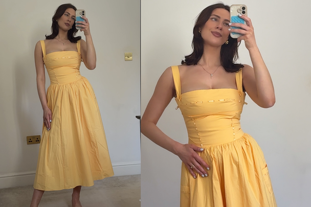 Best wedding guest dresses IndyBest review house of cb best wedding guest dress apricot